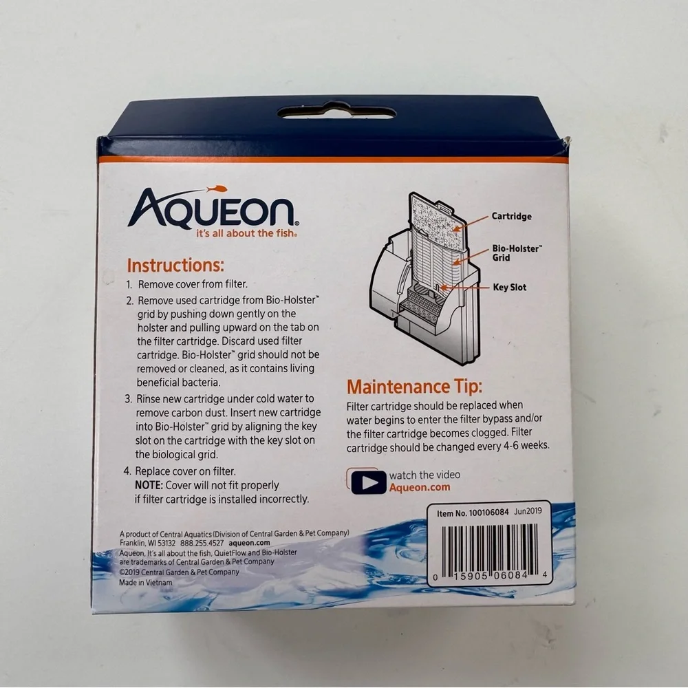 Aqueon Replacement Filter Cartridge 3-Pack